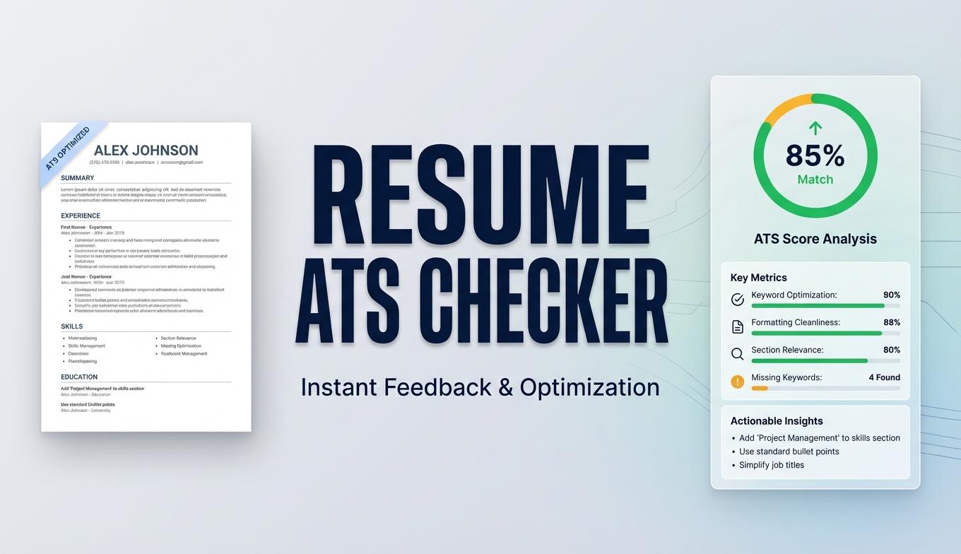 Free ATS Resume Checker – Optimize Your Resume & Get More Interviews
